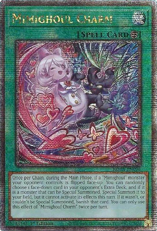 Mimighoul Charm (Quarter Century Secret Rare) - ROTA-EN096 - Quarter Century Secret Rare