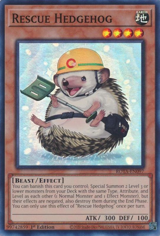 Rescue Hedgehog - ROTA-EN097 - Super Rare