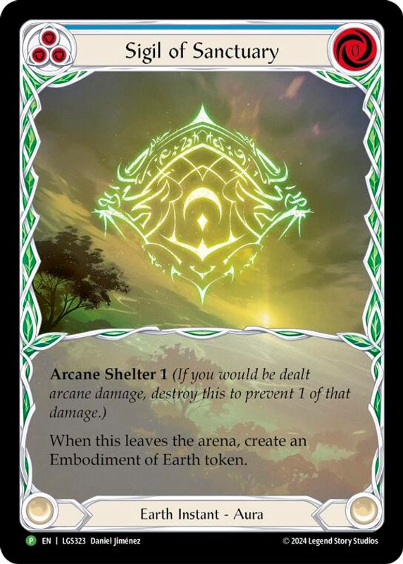 Sigil of Sanctuary (Extended Art) - LGS323 - LGS323 - Promo