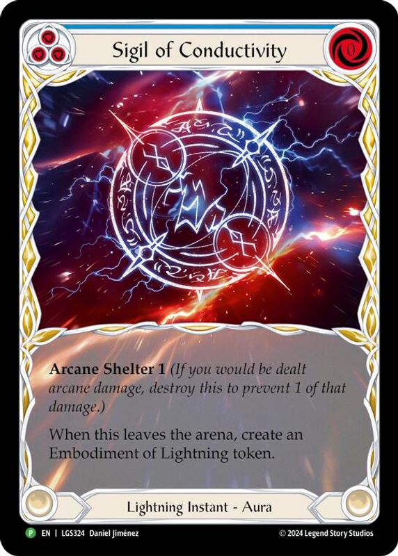 Sigil of Conductivity (Extended Art) - LGS324 - LGS324 - Promo