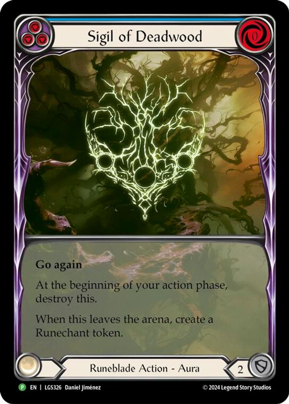 Sigil of Deadwood (Extended Art) - LGS326 - LGS326 - Promo