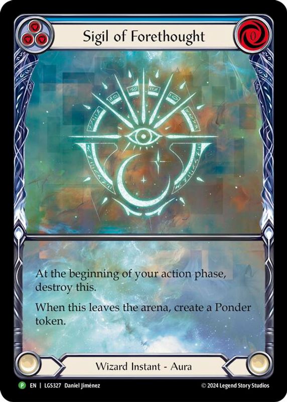 Sigil of Forethought (Extended Art) - LGS327 - LGS327 - Promo