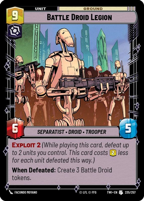 Battle Droid Legion - 235/257 - Uncommon