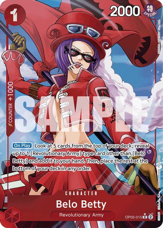 Belo Betty (Alternate Art) - OP05-015 - Rare