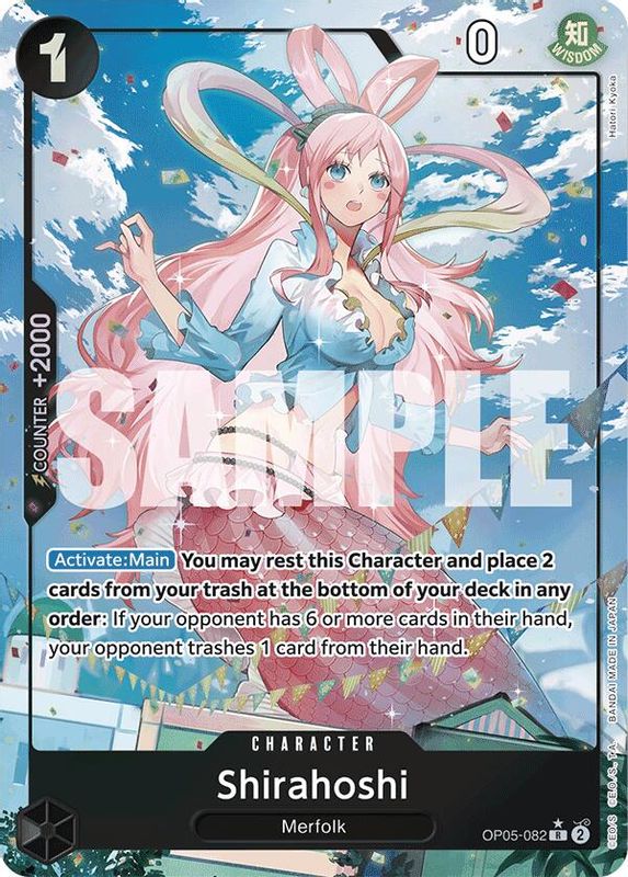 Shirahoshi (OP05-082) (Full Art) - OP05-082 - Rare