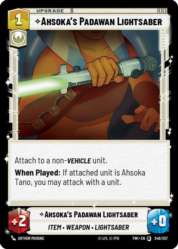 Ahsoka's Padawan Lightsaber - 248/257 - Special