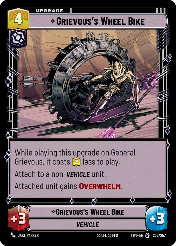 Grievous's Wheel Bike - 236/257 - Special