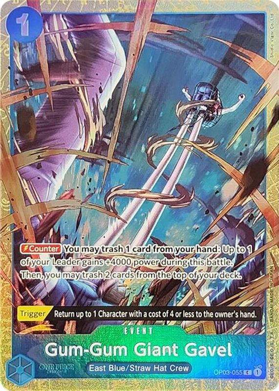 Gum-Gum Giant Gavel (Premium Card Collection -Best Selection Vol. 2-) - OP03-055 - Common