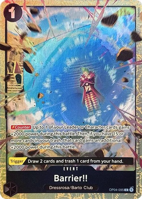 Barrier!! (Premium Card Collection -Best Selection Vol. 2-) - OP04-095 - Common