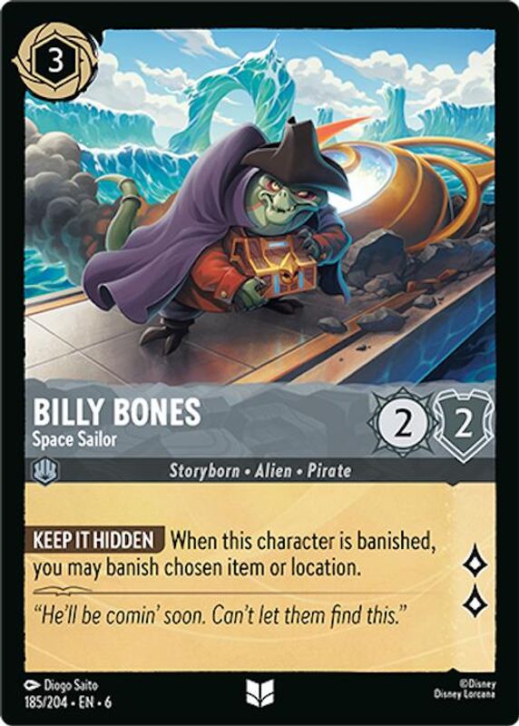 Billy Bones - Space Sailor - 185/204 - Uncommon