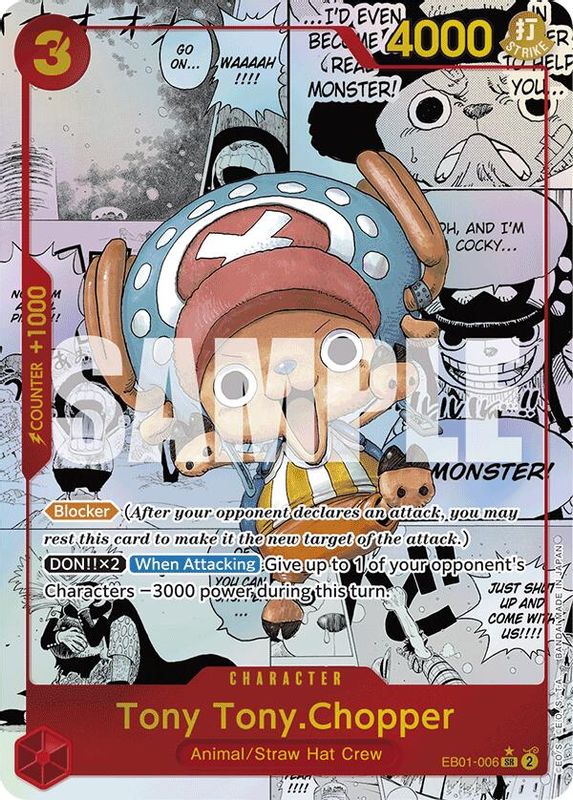 Tony Tony.Chopper (EB01-006) (Manga) - EB01-006 - Super Rare