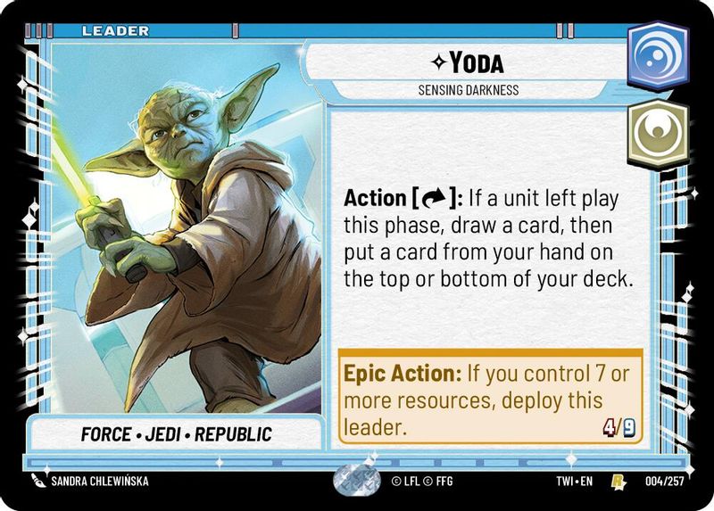 Yoda - Sensing Darkness - 004/257 - Rare