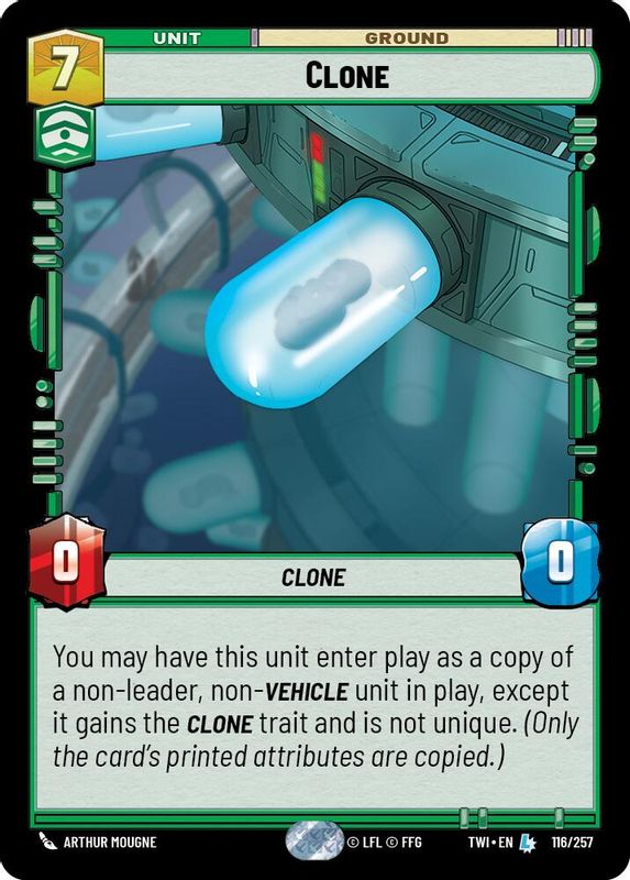 Clone - 116/257 - Legendary