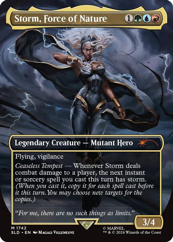 Storm, Force of Nature (Rainbow Foil) - 1742 - Mythic