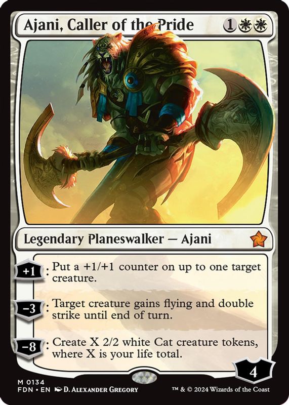 Ajani, Caller of the Pride - 134 - Mythic