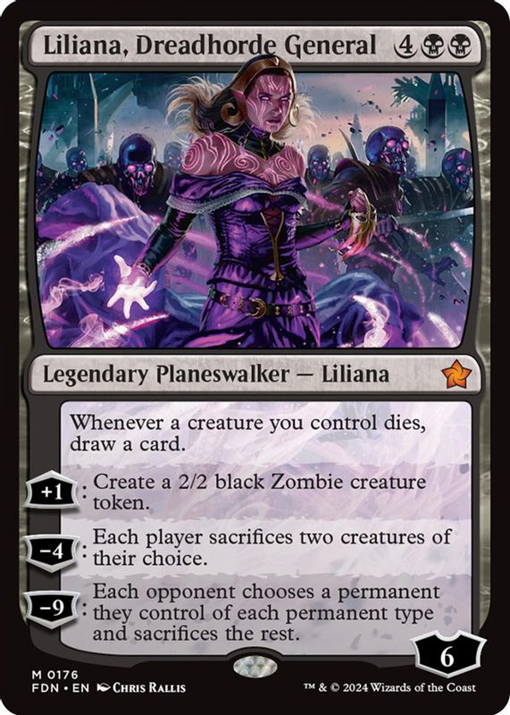 Liliana, Dreadhorde General - 176 - Mythic