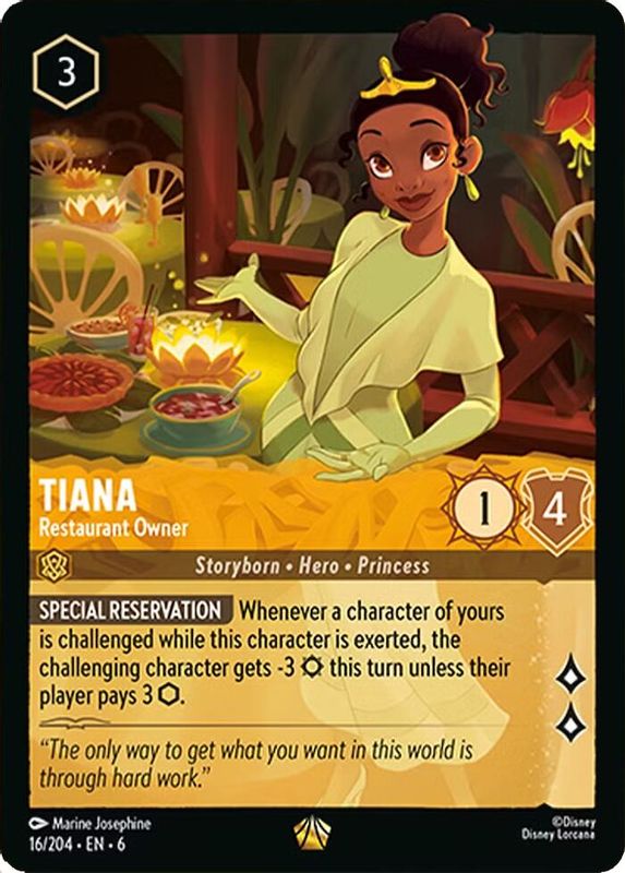 Tiana - Restaurant Owner - 16/204 - Legendary