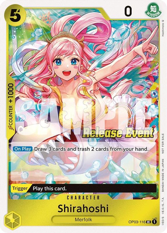 Shirahoshi (ST15 - ST20 Release Event Winner Pack) - OP03-116 - Uncommon