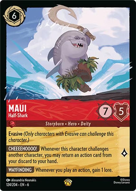 Maui - Half-Shark - 124/204 - Legendary