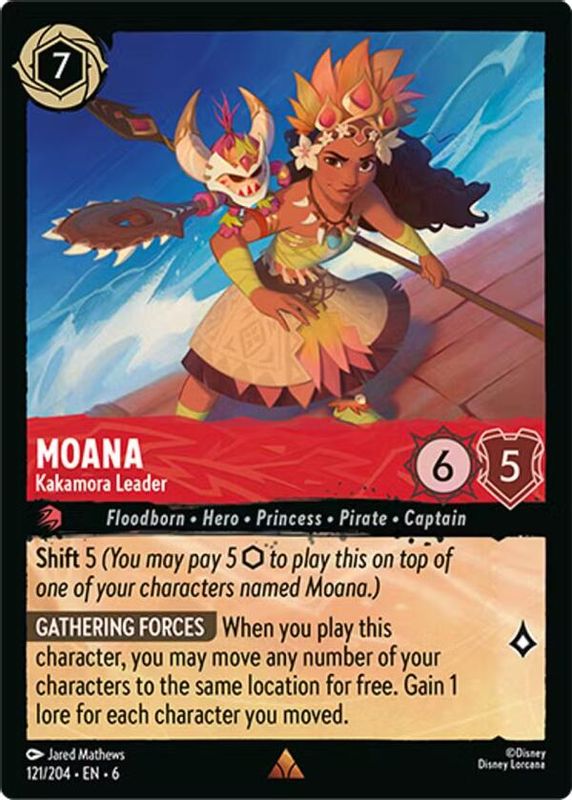 Moana - Kakamora Leader - 121/204 - Rare