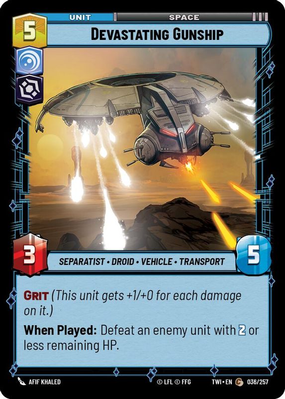 Devastating Gunship - 036/257 - Common