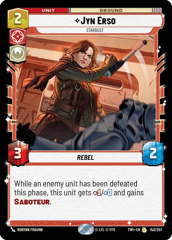 Jyn Erso - Stardust - 143/257 - Rare