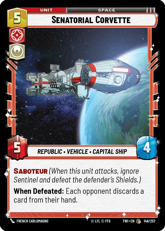 Senatorial Corvette - 148/257 - Common