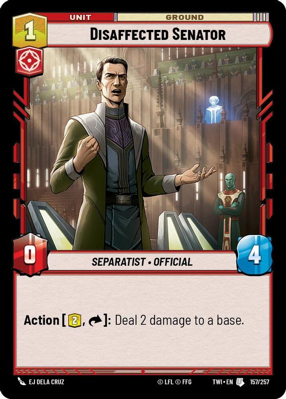 Disaffected Senator - 157/257 - Uncommon