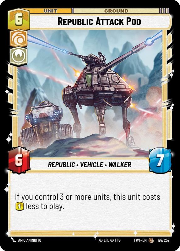 Republic Attack Pod - 197/257 - Common