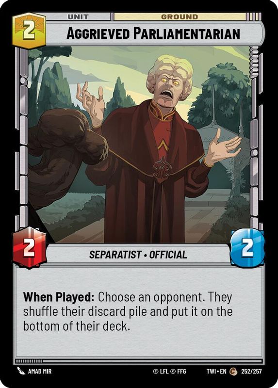 Aggrieved Parliamentarian - 252/257 - Common