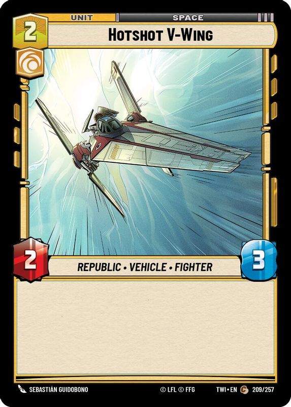 Hotshot V-Wing - 209/257 - Common