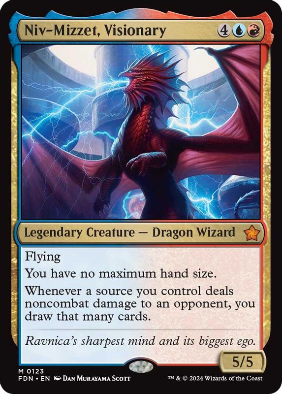 Niv-Mizzet, Visionary - 123 - Mythic