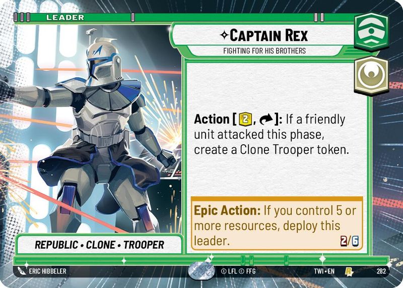 Captain Rex - Fighting For His Brothers (Hyperspace) - 282 - Rare