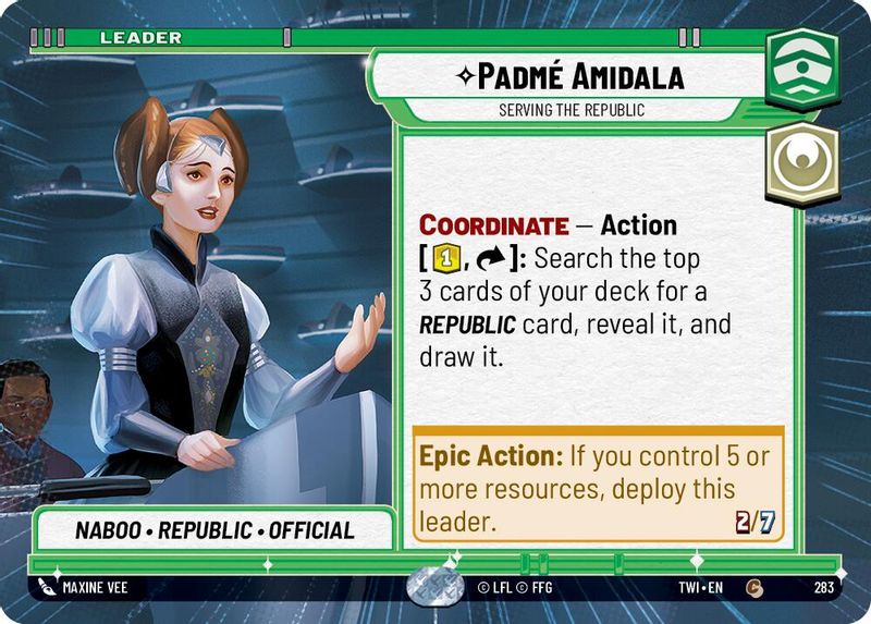 Padmé Amidala - Serving the Republic (Hyperspace) - 283 - Common