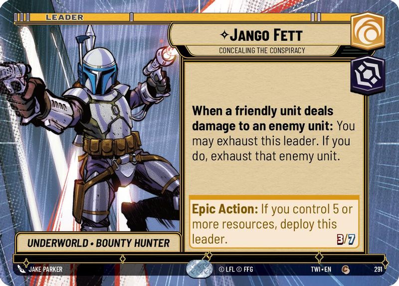 Jango Fett - Concealing the Conspiracy (Hyperspace) - 291 - Common