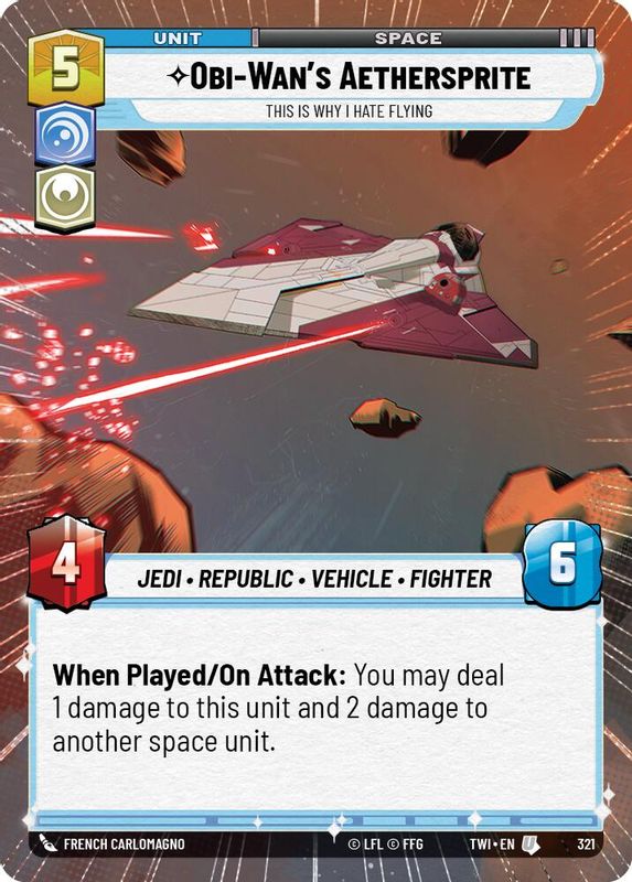 Obi-Wan's Aethersprite - This is Why I Hate Flying (Hyperspace) - 321 - Uncommon