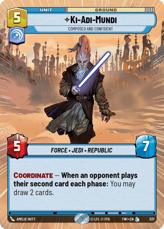 Ki-Adi-Mundi - Composed and Confident (Hyperspace) - 337 - Legendary