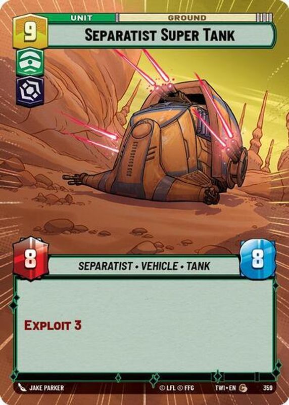 Separatist Super Tank (Hyperspace) - 359 - Common