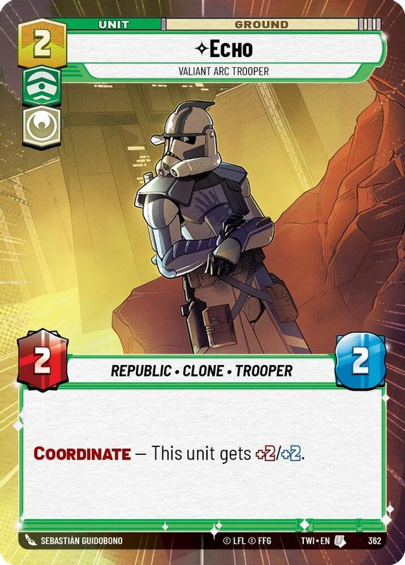 Echo - Valiant ARC Trooper (Hyperspace) - 362 - Uncommon