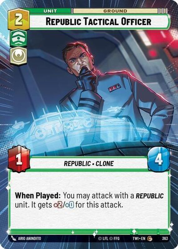 Republic Tactical Officer (Hyperspace) - 363 - Common