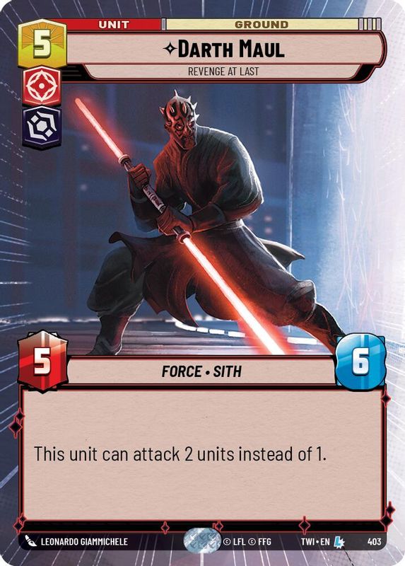 Darth Maul - Revenge At Last (Hyperspace) - 403 - Legendary