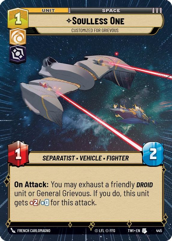 Soulless One - Customized for Grievous (Hyperspace) - 445 - Uncommon