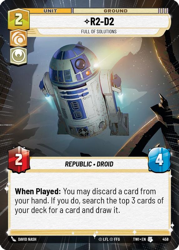 R2-D2 - Full of Solutions (Hyperspace) - 458 - Uncommon