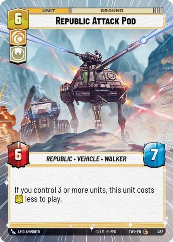 Republic Attack Pod (Hyperspace) - 462 - Common