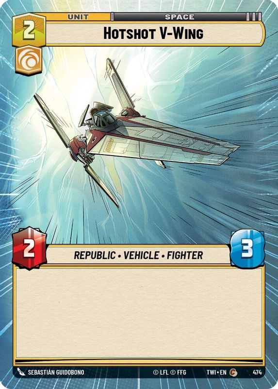 Hotshot V-Wing (Hyperspace) - 474 - Common