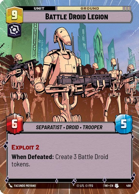 Battle Droid Legion (Hyperspace) - 498 - Uncommon