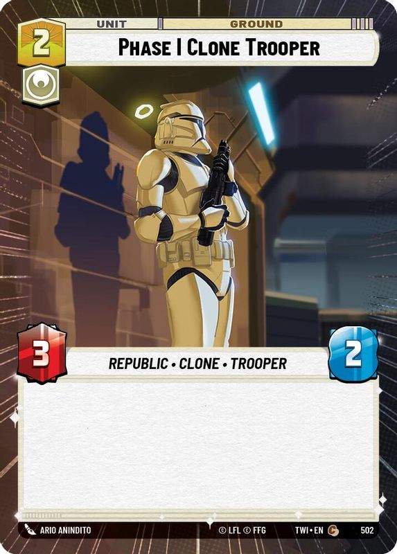 Phase I Clone Trooper (Hyperspace) - 502 - Common