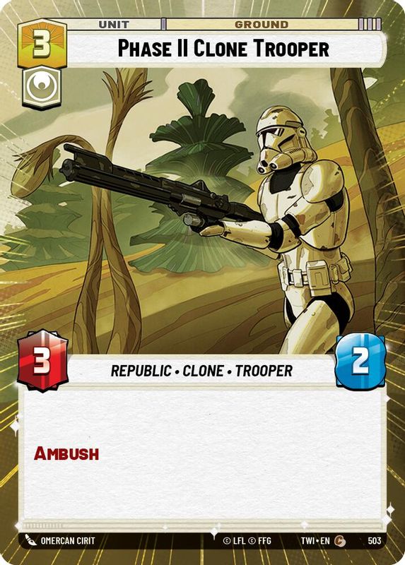 Phase II Clone Trooper (Hyperspace) - 503 - Common