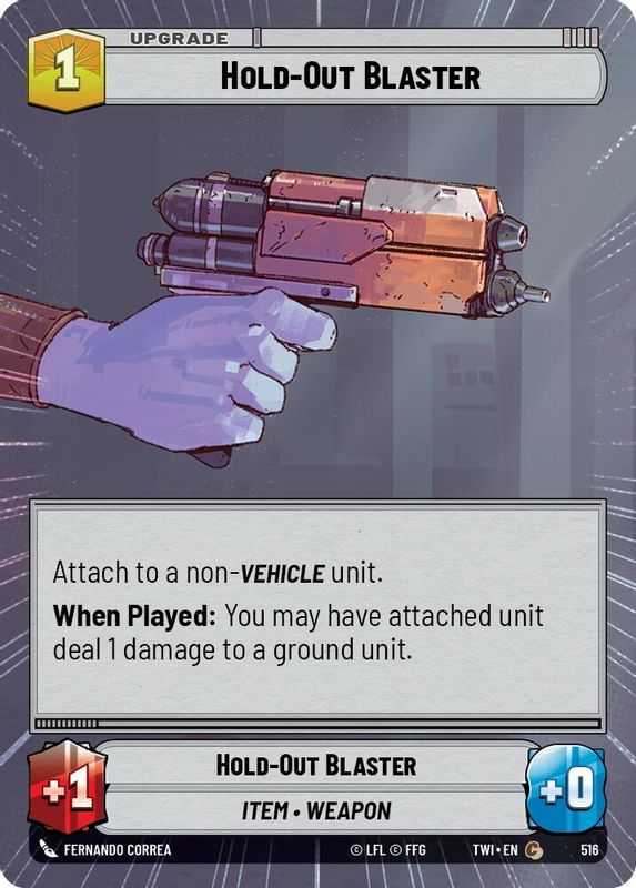 Hold-Out Blaster (Hyperspace) - 516 - Common