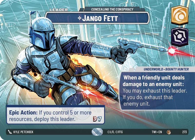 Jango Fett - Concealing the Conspiracy (Showcase) - 273 - Common